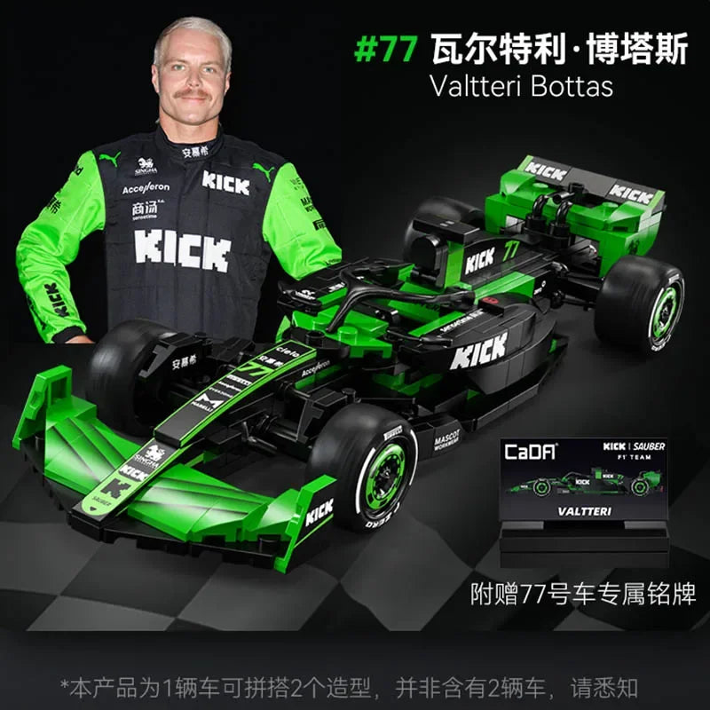 Voiture de Formule 1 CaDA – Réplique Kick Sauber F1 Team C44 (314 pièces)