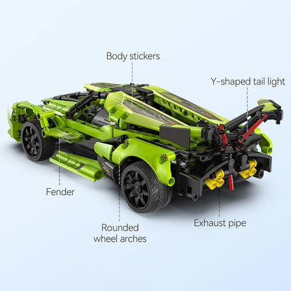 Voiture de Sport Télécommandée CaDA – Modèle Blade (432 pièces)