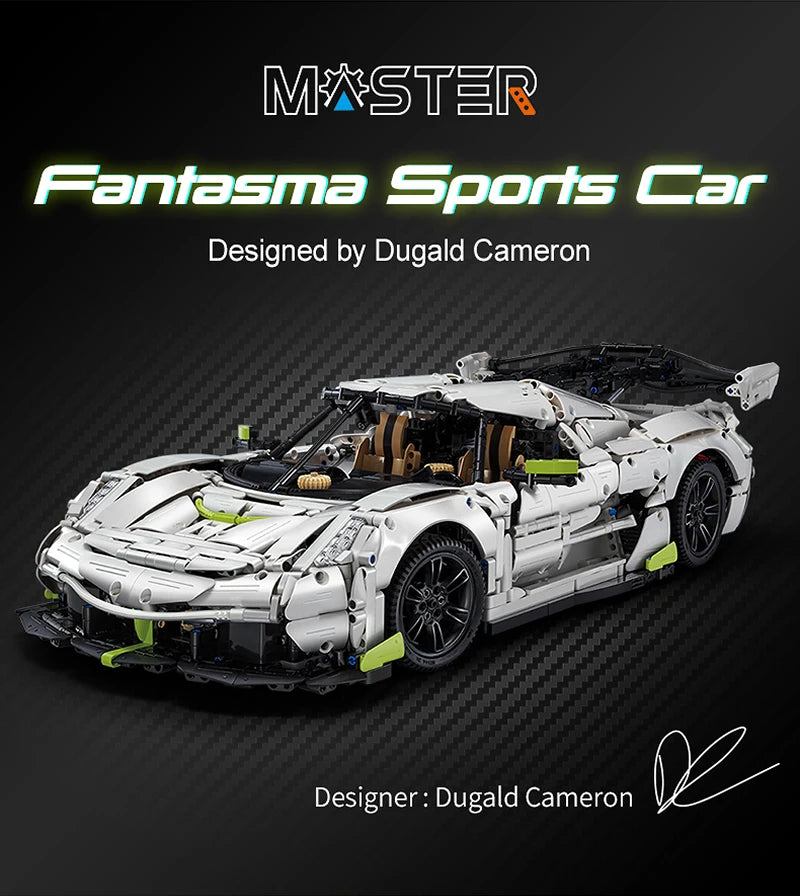 Voiture de Sport à Construire CaDA – Modèle Fantasma (4346 pièces)