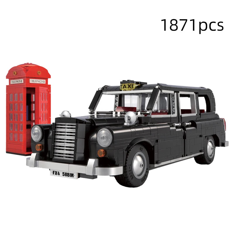 Voiture Télécommandée à Construire CaDA – London Taxi Noir (1871 pièces)