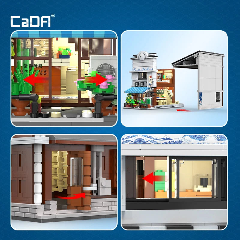 Boutique de Sushi Japonaise à Construire – CaDA (1665 pièces)