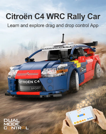Voiture de Rallye Télécommandée CaDA – Citroën C4 WRC (329 pièces)