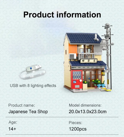 Maison de Thé Japonaise à Construire – CaDA C66010 (1200 pièces)