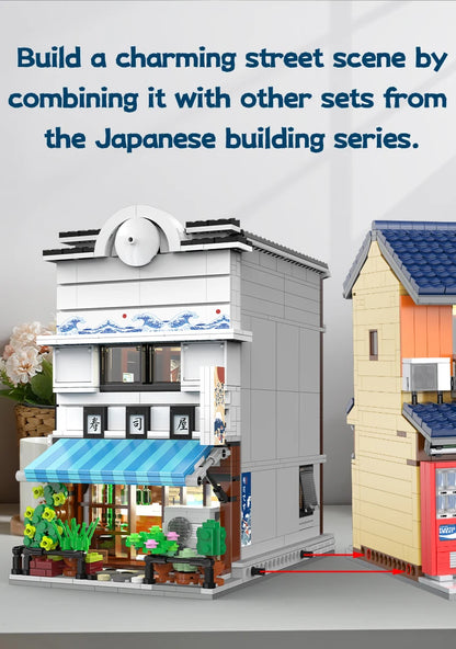 Boutique de Sushi Japonaise à Construire – CaDA (1665 pièces)