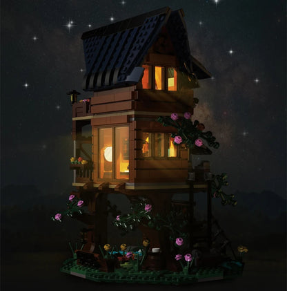 Cabane Perchée dans un Arbre – Modèle 4 Saisons (1155 pièces)