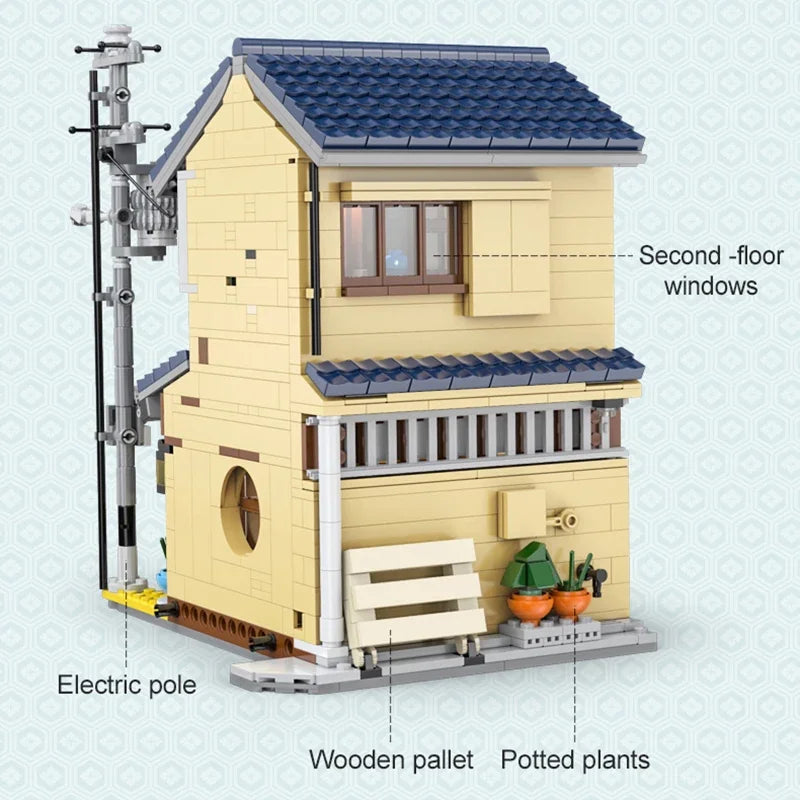 Maison de Thé Japonaise à Construire – CaDA C66010 (1200 pièces)