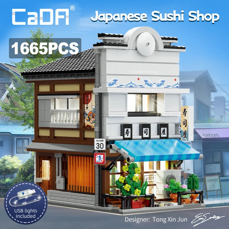 Boutique de Sushi Japonaise à Construire – CaDA (1665 pièces)