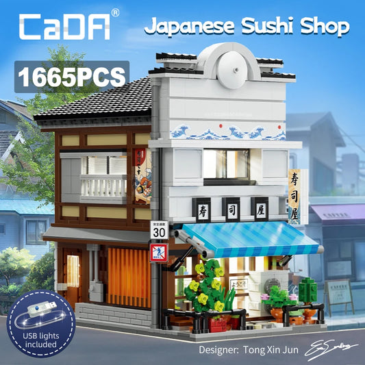 Boutique de Sushi Japonaise à Construire – CaDA (1665 pièces)