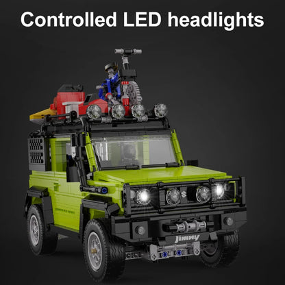 Suzuki Jimny CaDA – 4x4 Off-Road Télécommandé à Construire (1803 pièces + Accessoires)