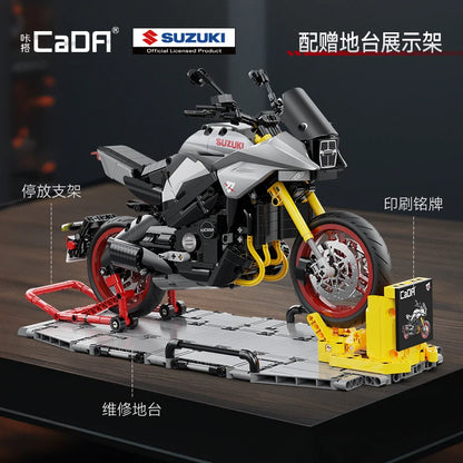 Moto de Construction CaDA – Suzuki Katana Officielle (1104 pièces)