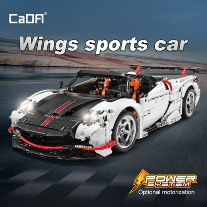 Voiture de Sport Télécommandée CaDA – Modèle Wings (1812 pièces)