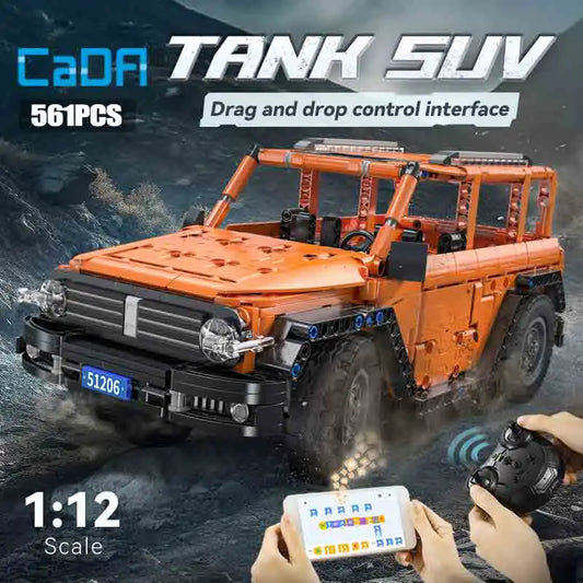 CaDA Tank SUV RC 561 Pièces – Kit de Construction Technique à Télécommande