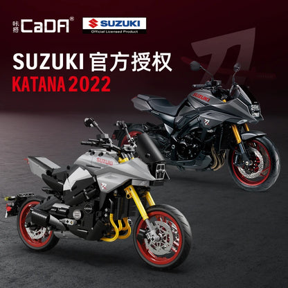 Moto de Construction CaDA – Suzuki Katana Officielle (1104 pièces)