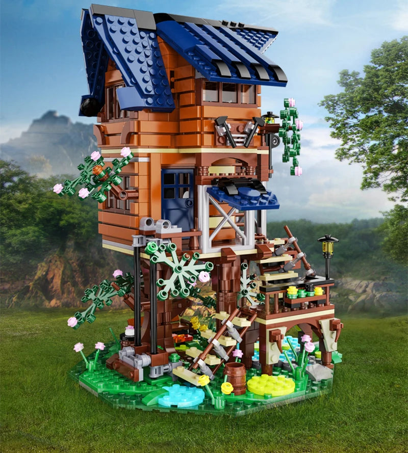 Cabane Perchée dans un Arbre – Modèle 4 Saisons (1155 pièces)