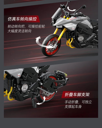 Moto de Construction CaDA – Suzuki Katana Officielle (1104 pièces)