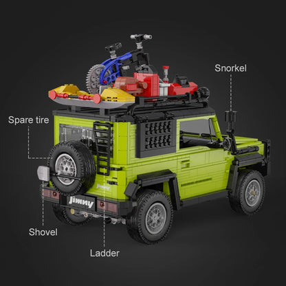 Suzuki Jimny CaDA – 4x4 Off-Road Télécommandé à Construire (1803 pièces + Accessoires)