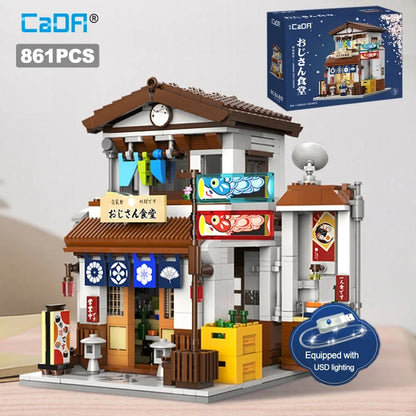 Maquette à Construire CaDA – Restaurant Japonais Rétro (861 pièces)