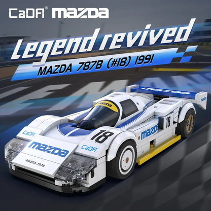 Mazda 787B (#18) – CaDA® Voiture de Course à Construire – 242 Pièces – Échelle 1:24