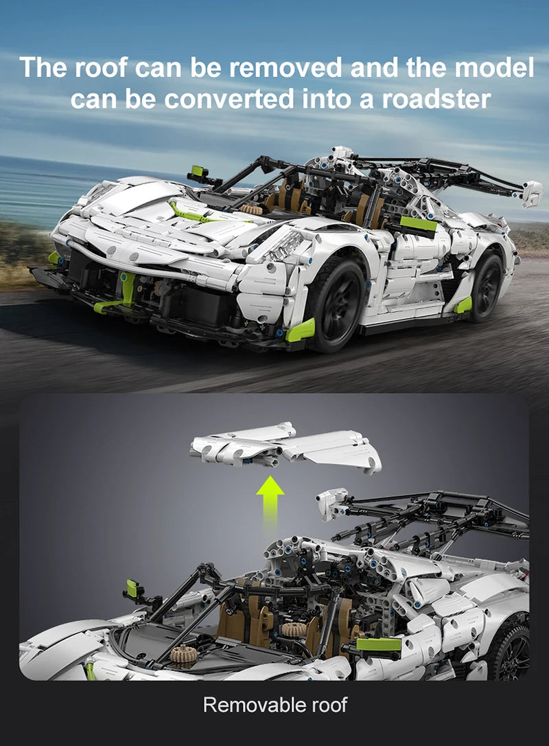 Voiture de Sport à Construire CaDA – Modèle Fantasma (4346 pièces)
