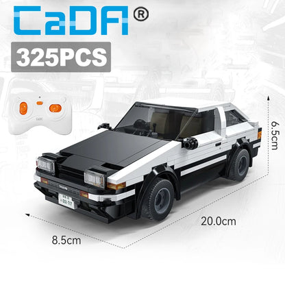 AE86 Trueno Initial D – Voiture Télécommandée à Construire (325 pièces, Échelle 1:20)