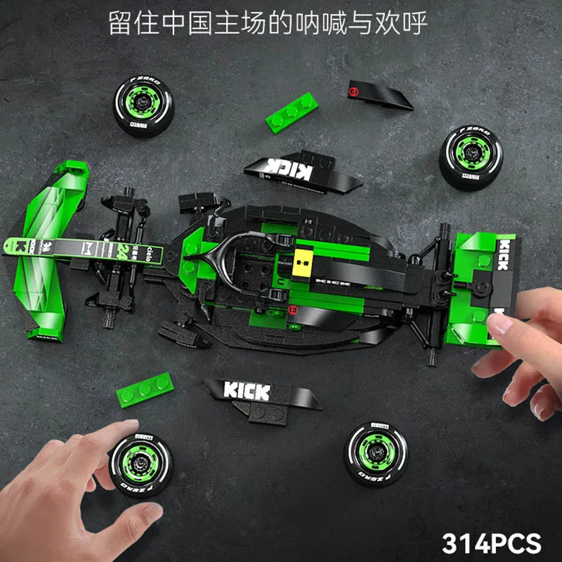 Voiture de Formule 1 CaDA – Réplique Kick Sauber F1 Team C44 (314 pièces)