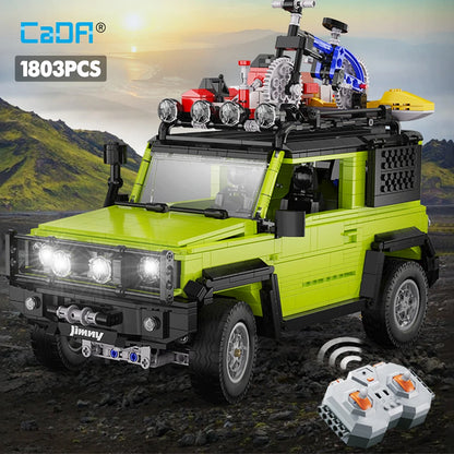 Suzuki Jimny CaDA – 4x4 Off-Road Télécommandé à Construire (1803 pièces + Accessoires)