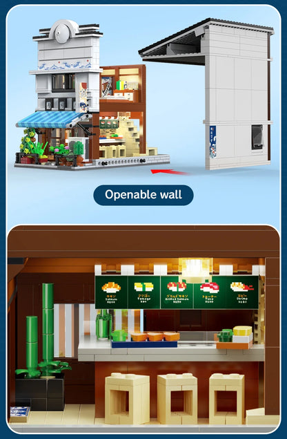 Boutique de Sushi Japonaise à Construire – CaDA (1665 pièces)