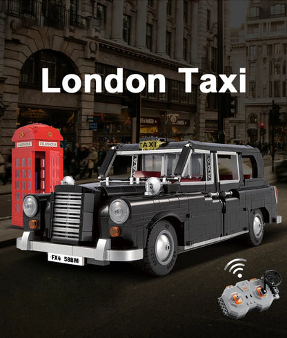 Voiture Télécommandée à Construire CaDA – London Taxi Noir (1871 pièces)