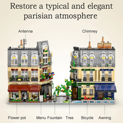 Maison Parisienne à Construire – Restaurant & Appartements de Luxe (3230 pièces)