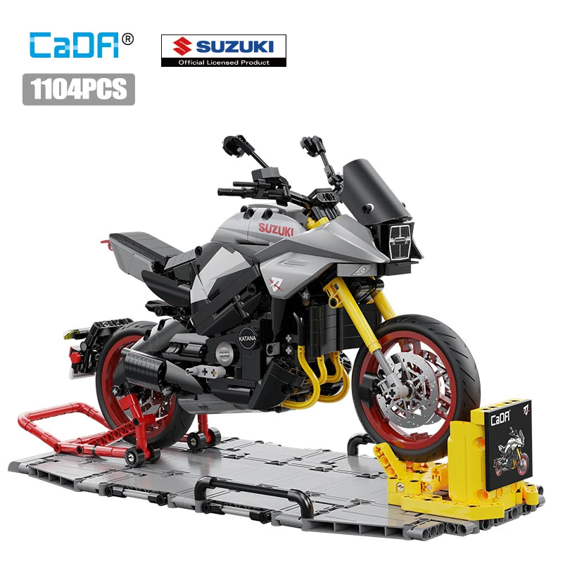Moto de Construction CaDA – Suzuki Katana Officielle (1104 pièces)
