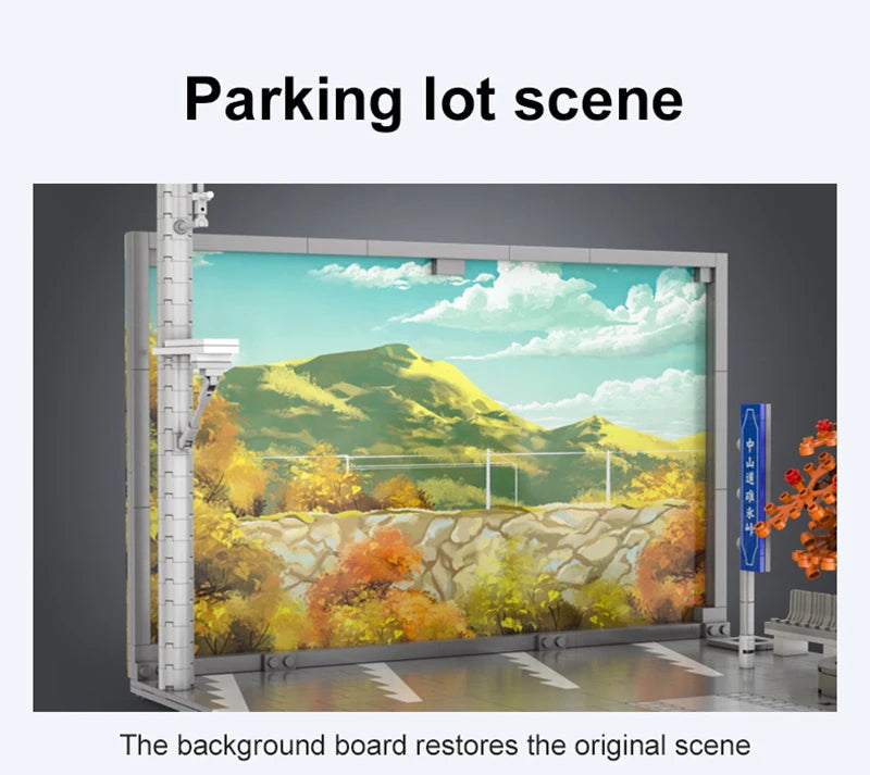 Diorama Japonais Initial D – Usui Parking + Tofu Shop (3 modèles disponibles)