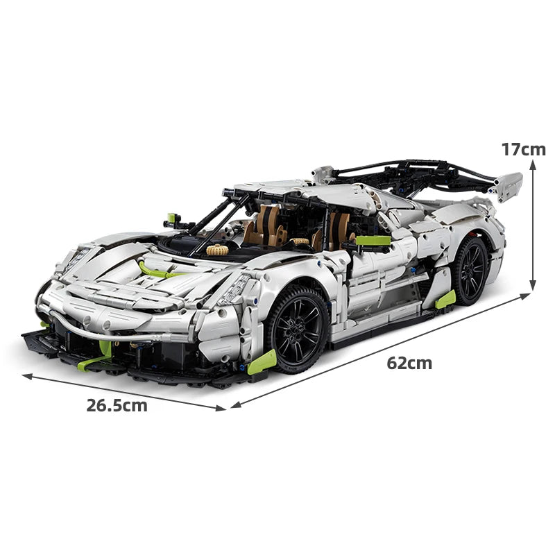 Voiture de Sport à Construire CaDA – Modèle Fantasma (4346 pièces)