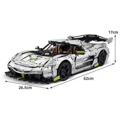 Voiture de Sport à Construire CaDA – Modèle Fantasma (4346 pièces)