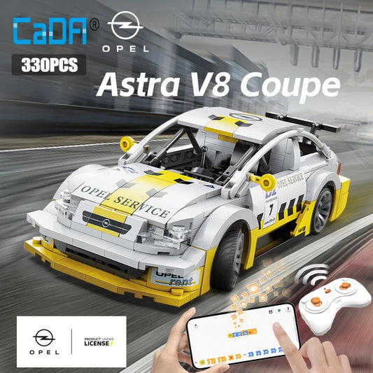 Voiture de Course Télécommandée CaDA – Opel Astra V8 Coupé (330 pièces)